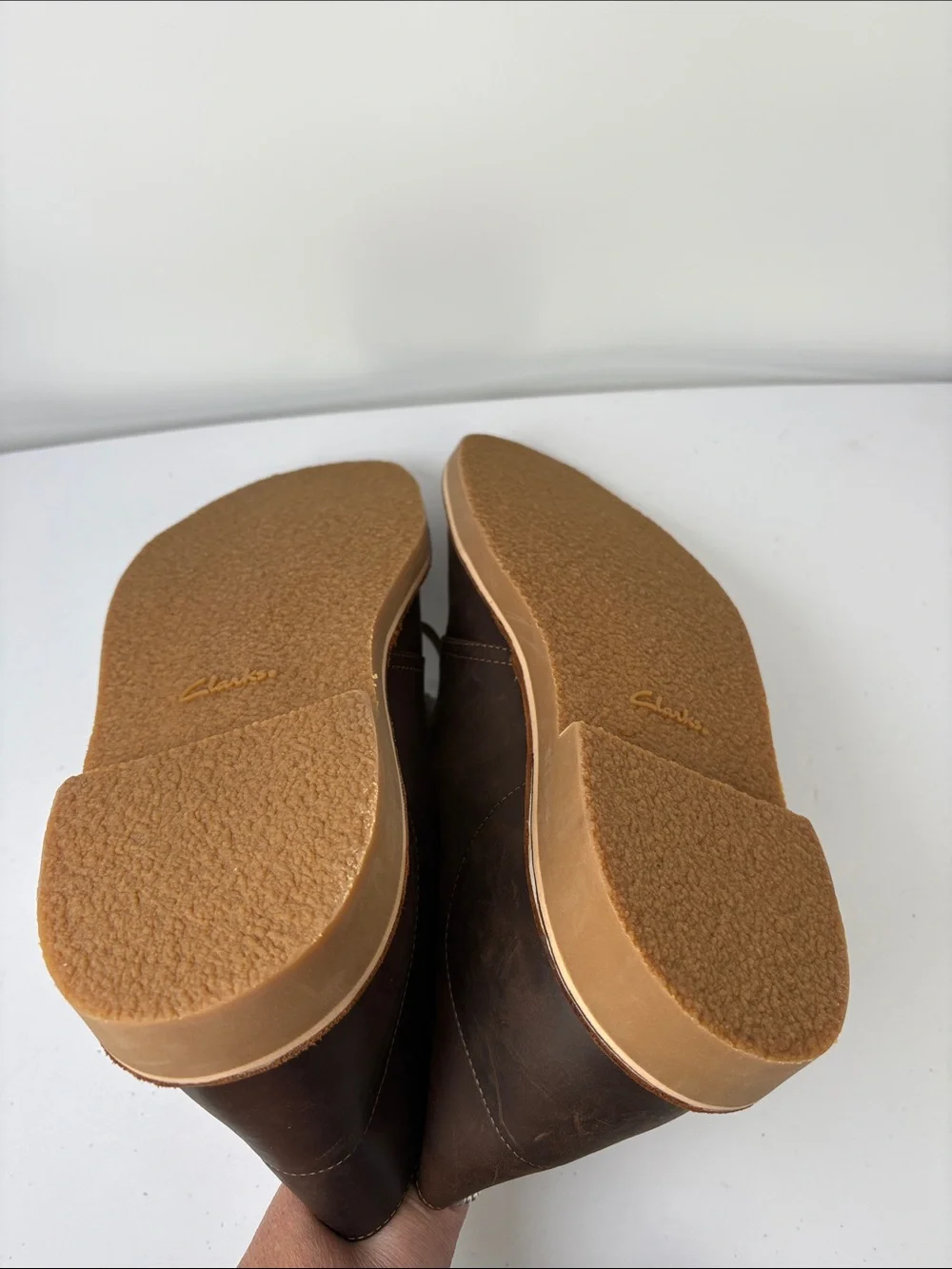 🍿 nwt Clarks Dark Brown Leather Chukka Boots extreme comfort system
